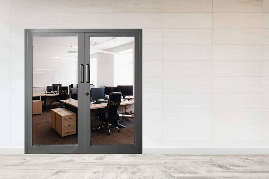 GLASS GLAZED DOORS